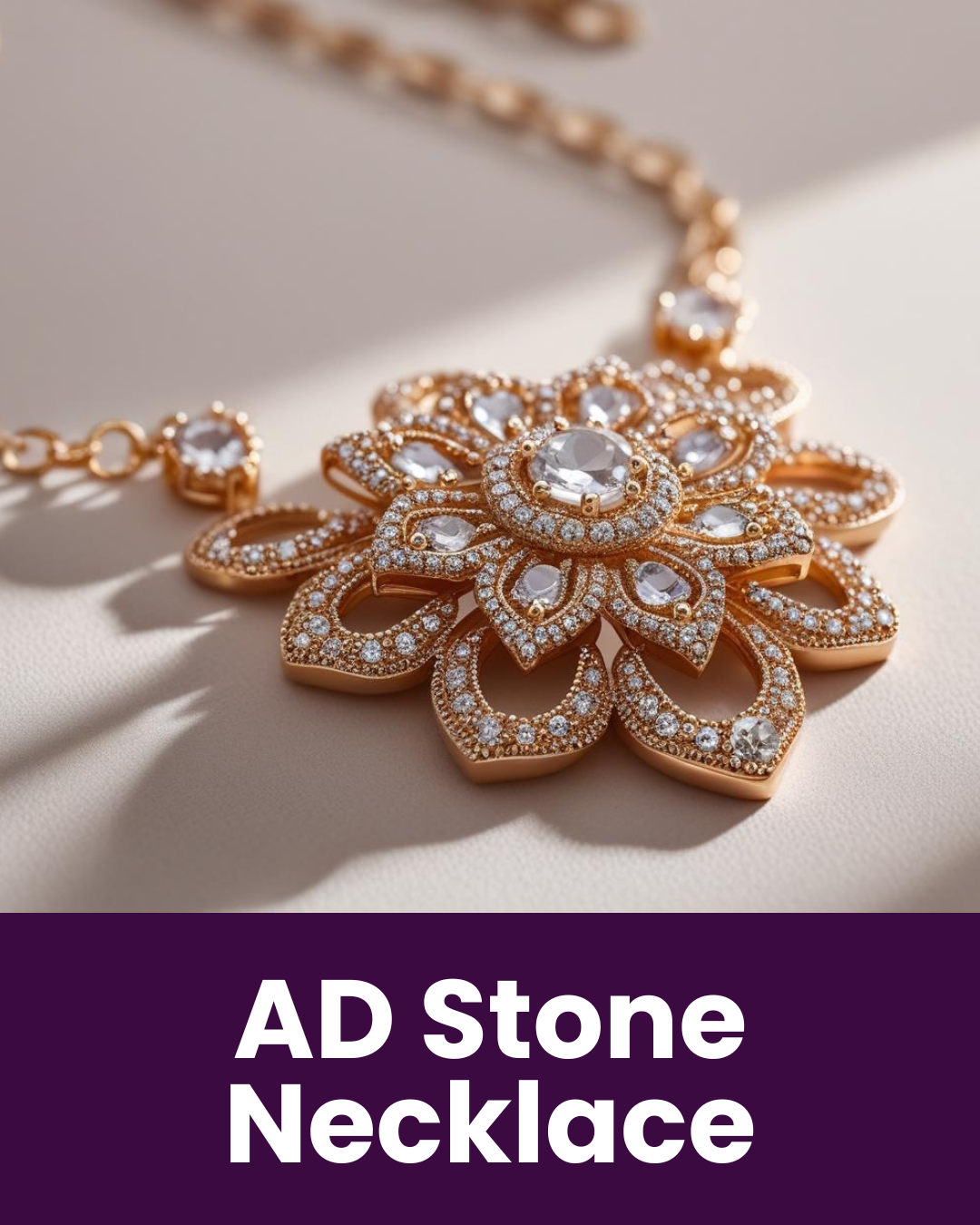 AD Stone Necklace