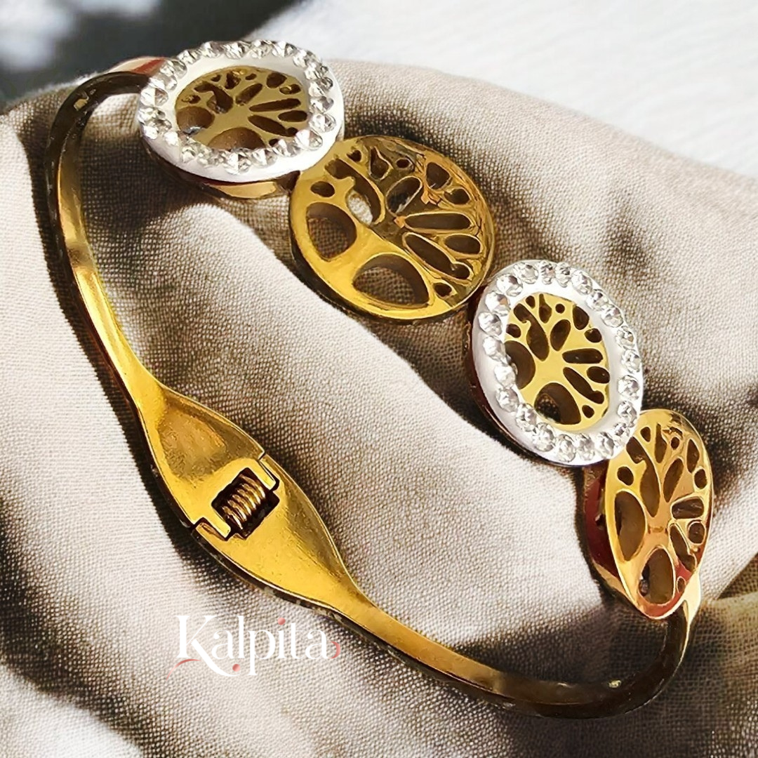 Golden Tree Bangle