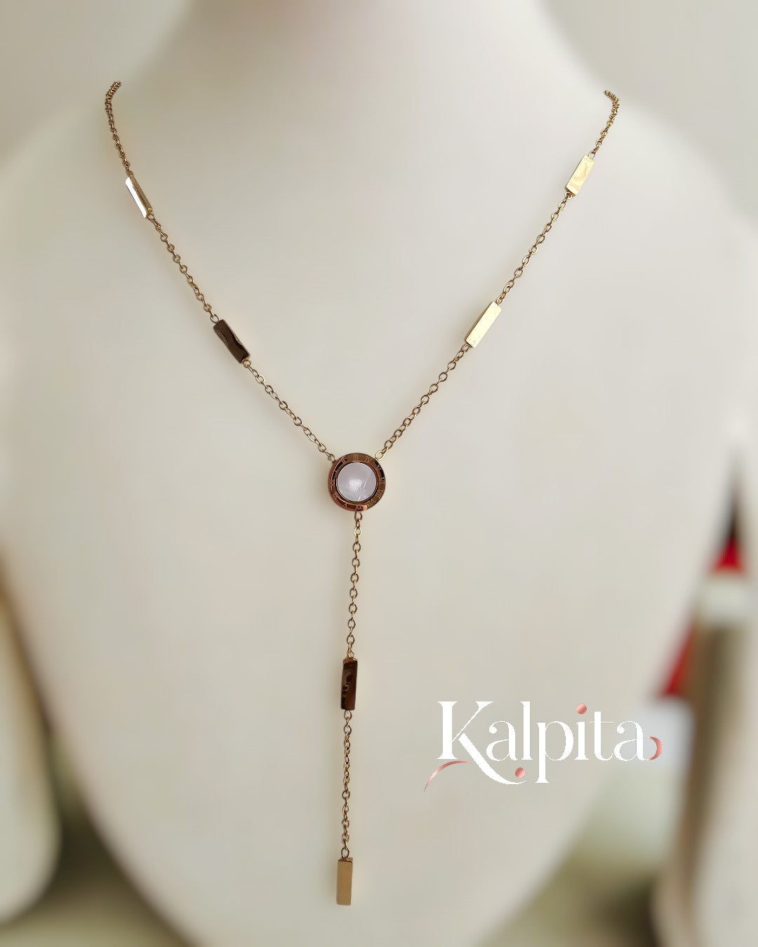 Roman Drop Necklace